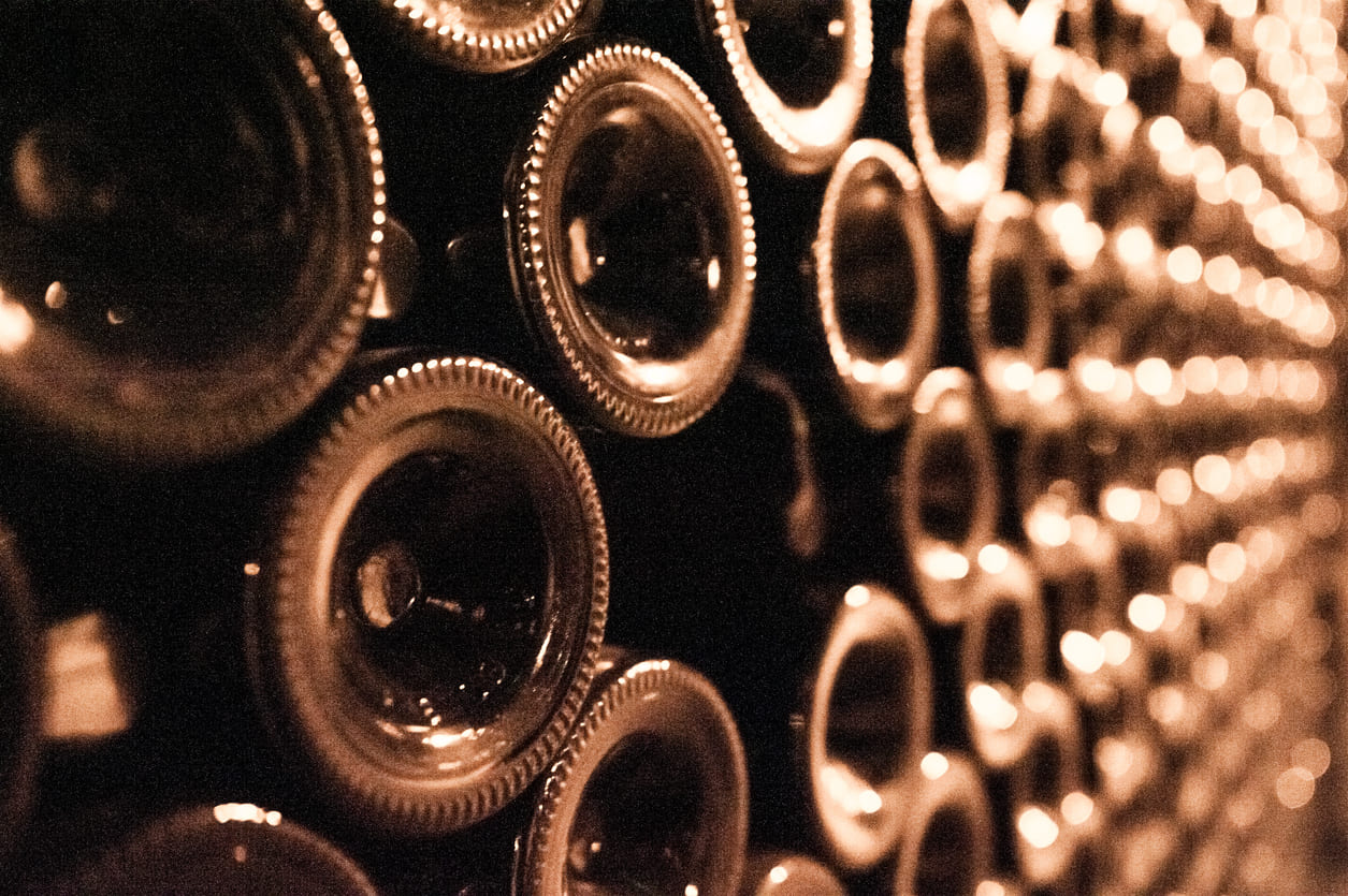 photo des bouteilles de vin blanc Valenger